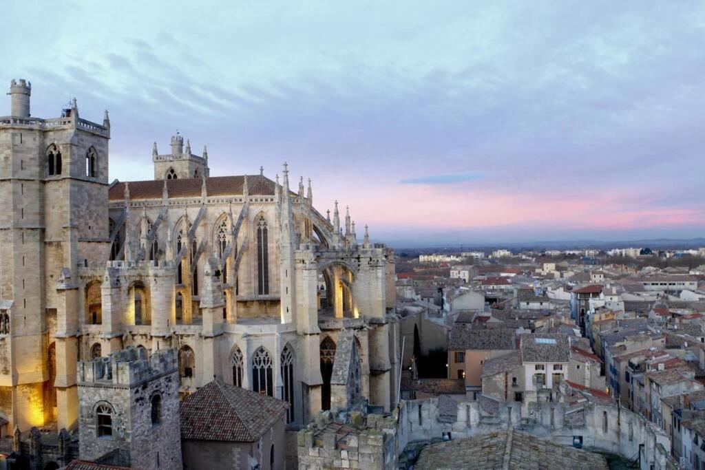 Le St Just : Hypercentre, Vue Imprenable Sur La Cathedrale Apartment Narbonne Exterior photo